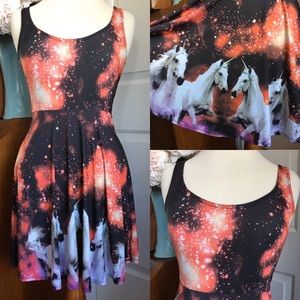Unicorn Galaxy Space Dress